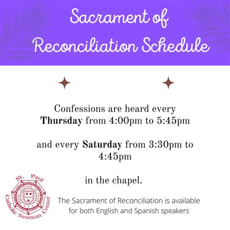 Mass and Reconciliation Times .